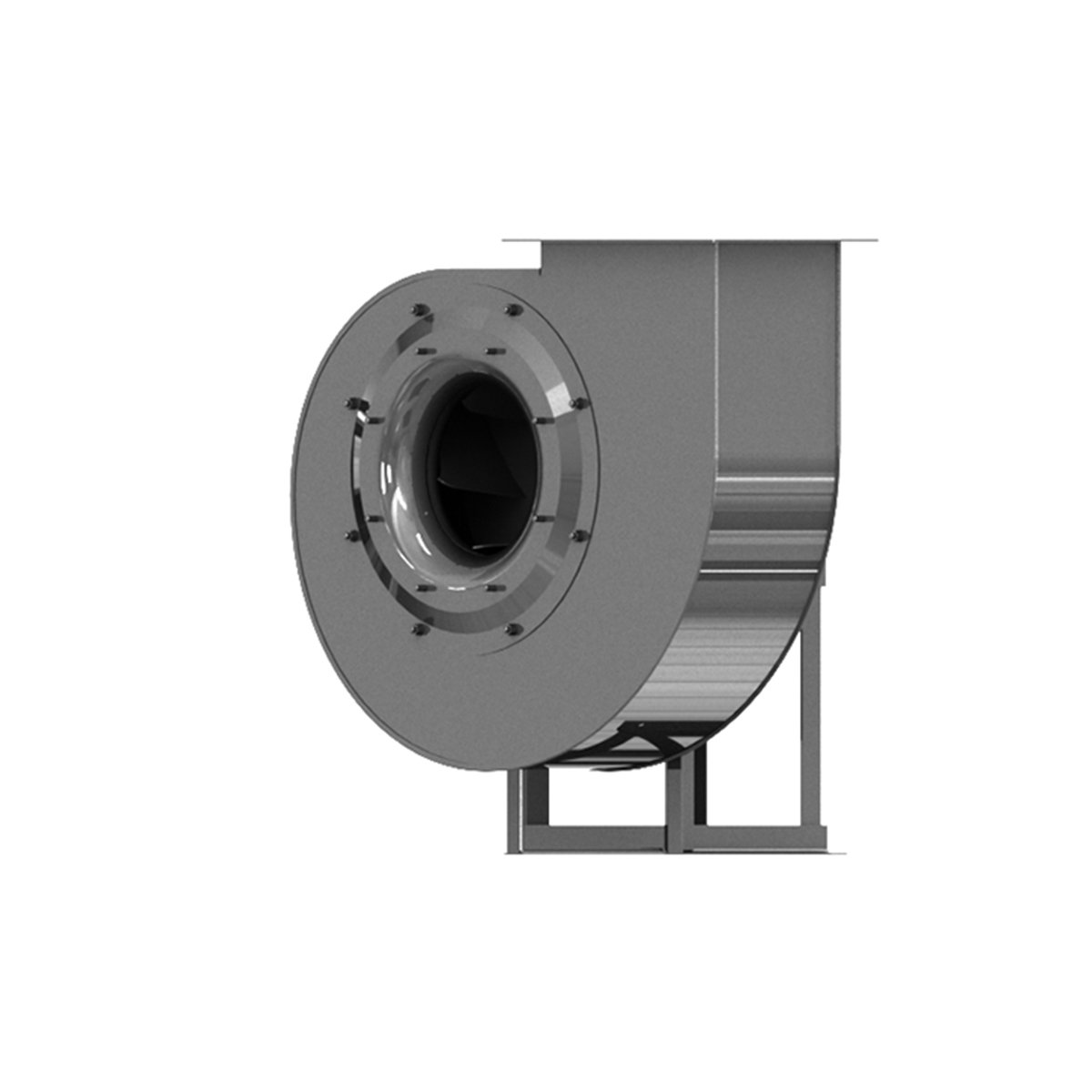 Italian Direct-Driven Fan EU 401 Medium Pressure with Steel Blades 380v Voltage for Heavy-Dusty Air and Material Suction